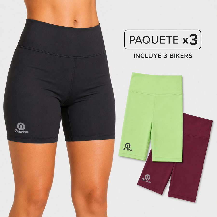Paquete Bikers Essentials para Mujer (3 Bikers)