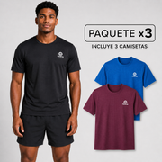 Paquete de 3 Camisetas Hombre Grama