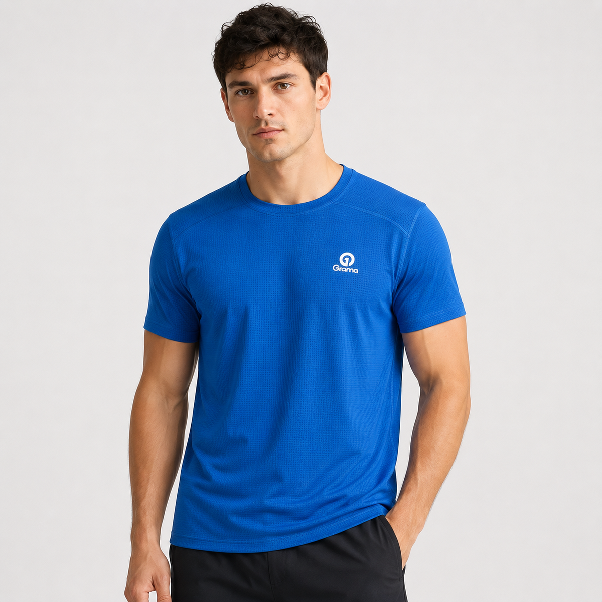 Camiseta Lexis vista frontal [color:azul]