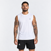 Camisilla Essentials blanco para hombre incluida en G-Pack x3, vista frontal