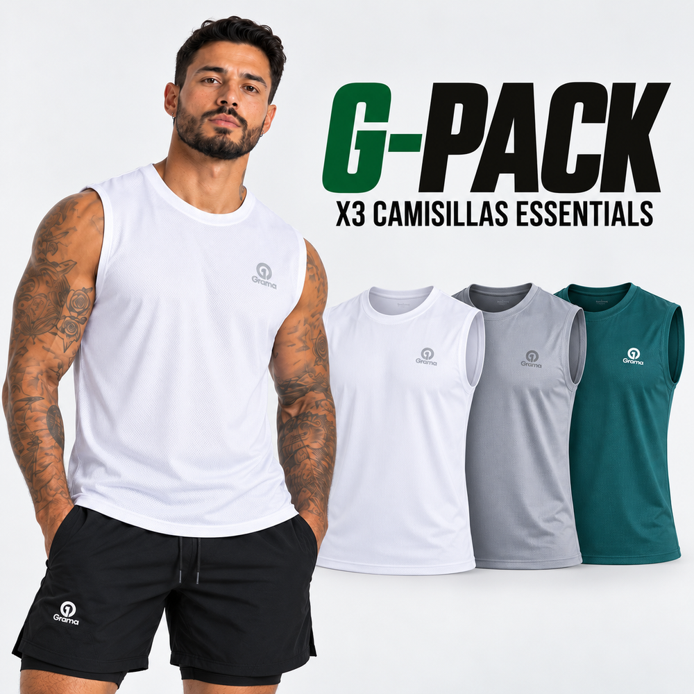 G-Pack x3 Camisillas Essentials para Hombre