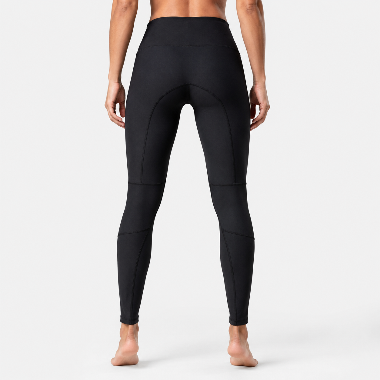 Leggings Cleiro 2 negro para mujer, vista posterior [color:negro]