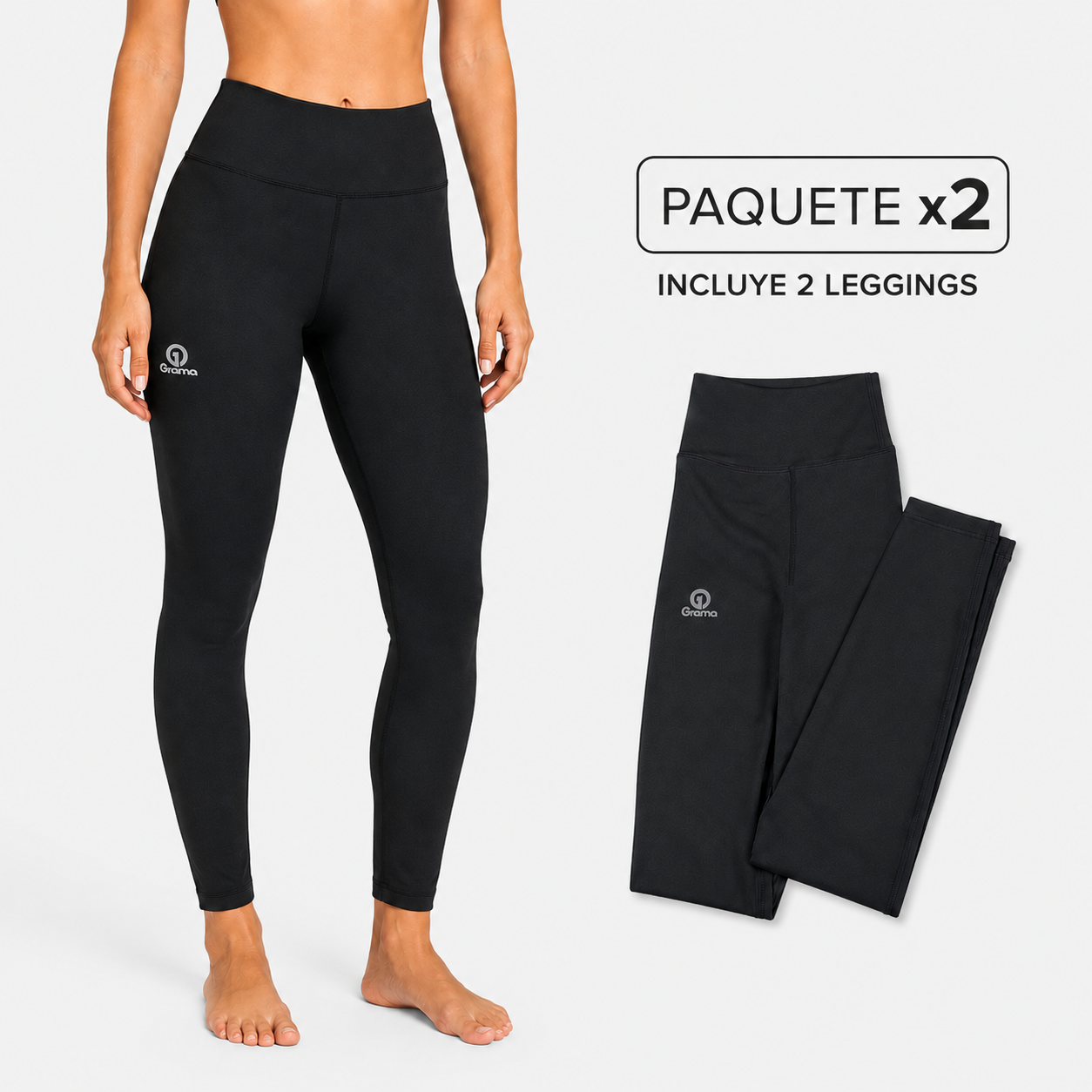 Paquete x2 Licras Essentials para Mujer